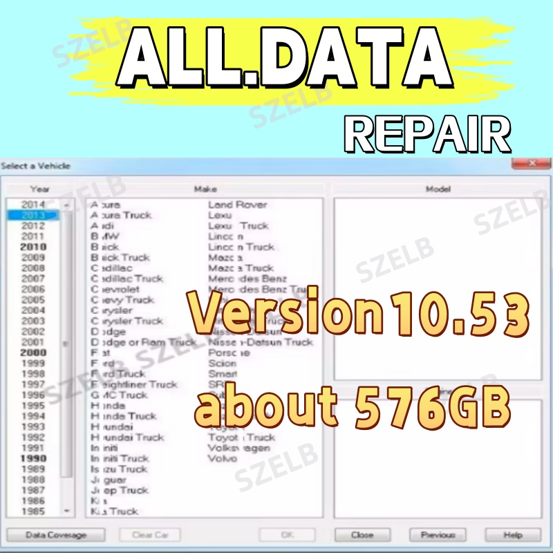 Alldata 10.53 update to 2014 y - Auto Repair Shop Software 评论和价格