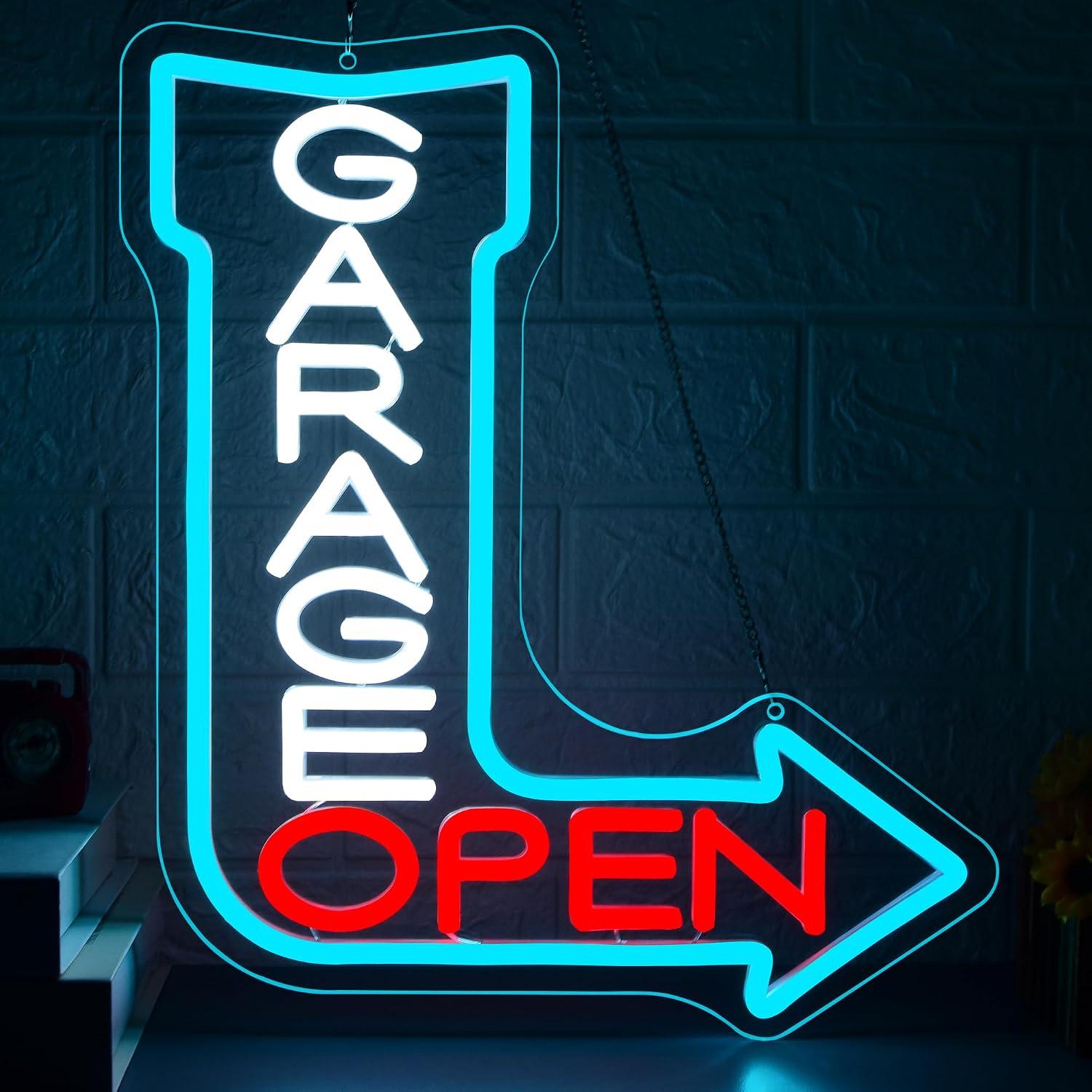 Garage Open Arrow Neon Sign Us - Auto Repair Shop Open 评论和价格